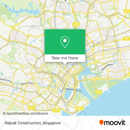 Ralpak Construction map