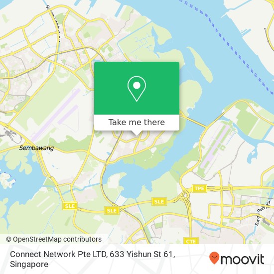 Connect Network Pte LTD, 633 Yishun St 61地图