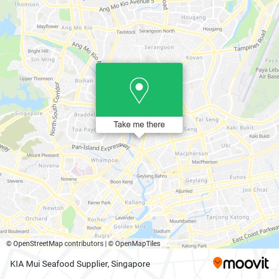 KIA Mui Seafood Supplier map