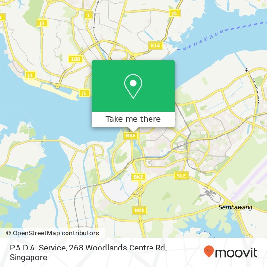 P.A.D.A. Service, 268 Woodlands Centre Rd map