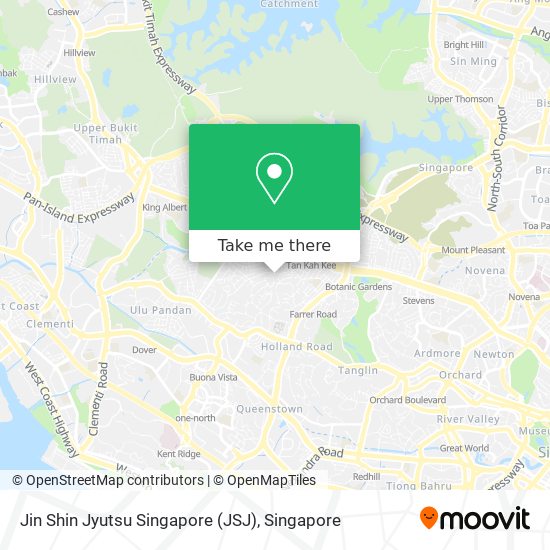 Jin Shin Jyutsu Singapore (JSJ) map