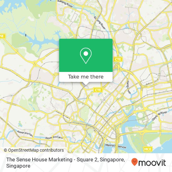 The Sense House Marketing - Square 2, Singapore地图