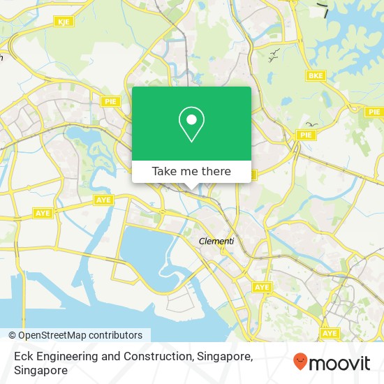 Eck Engineering and Construction, Singapore map