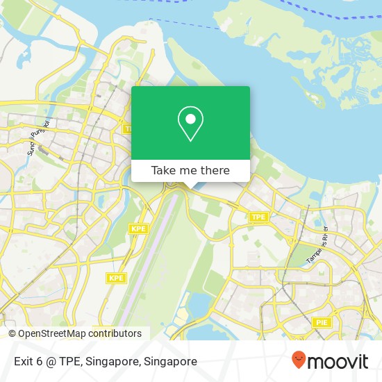 Exit 6 @ TPE, Singapore map