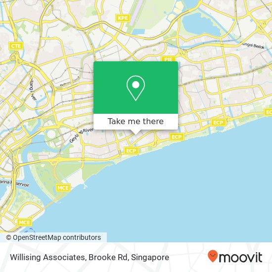 Willising Associates, Brooke Rd map