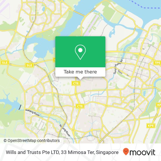 Wills and Trusts Pte LTD, 33 Mimosa Ter map