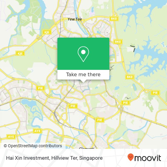 Hai Xin Investment, Hillview Ter map