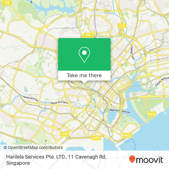 Harilela Services Pte. LTD., 11 Cavenagh Rd地图