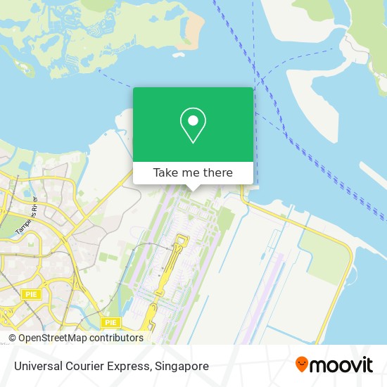 Universal Courier Express map