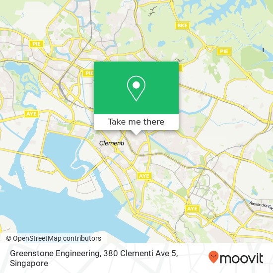 Greenstone Engineering, 380 Clementi Ave 5地图