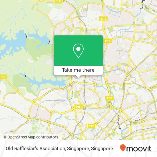 Old Rafflesian's Association, Singapore map