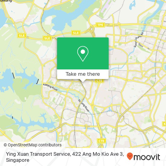 Ying Xuan Transport Service, 422 Ang Mo Kio Ave 3地图