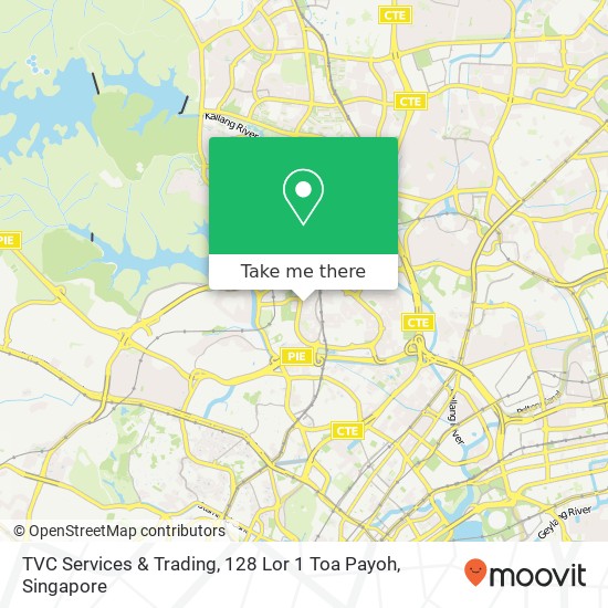TVC Services & Trading, 128 Lor 1 Toa Payoh map