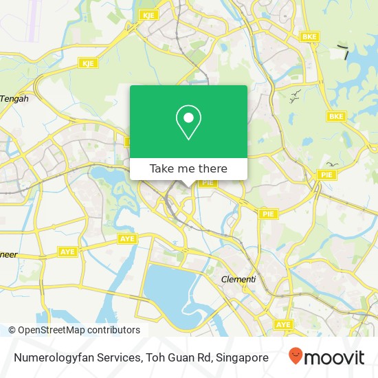 Numerologyfan Services, Toh Guan Rd地图