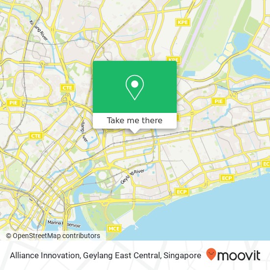 Alliance Innovation, Geylang East Central map