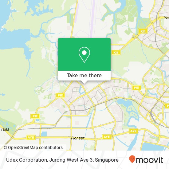 Udex Corporation, Jurong West Ave 3 map