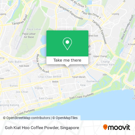 Goh Kiat Hoo Coffee Powder map
