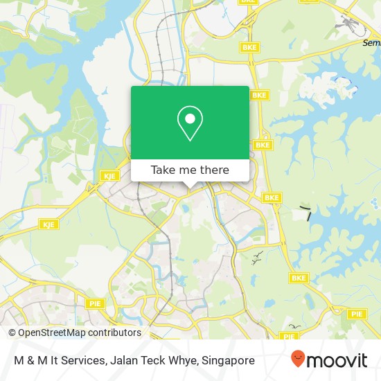 M & M It Services, Jalan Teck Whye map