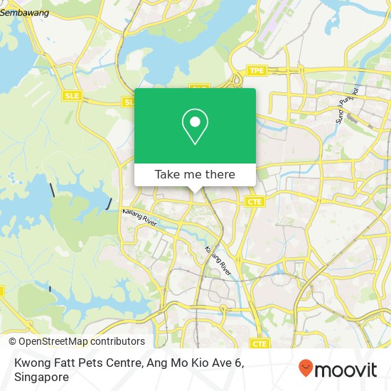 Kwong Fatt Pets Centre, Ang Mo Kio Ave 6地图