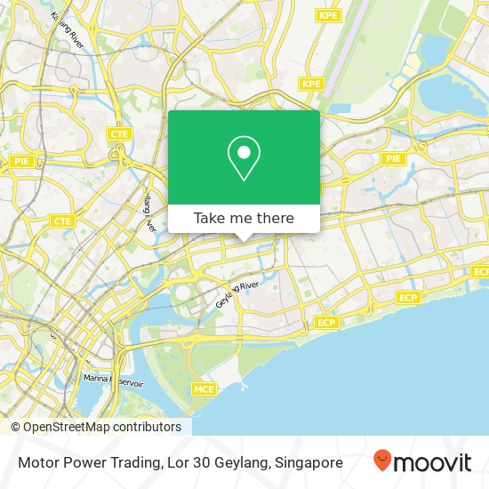 Motor Power Trading, Lor 30 Geylang地图