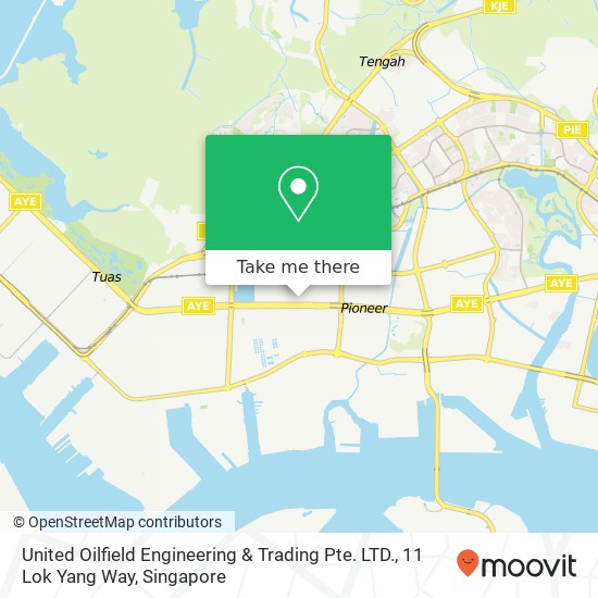 United Oilfield Engineering & Trading Pte. LTD., 11 Lok Yang Way map