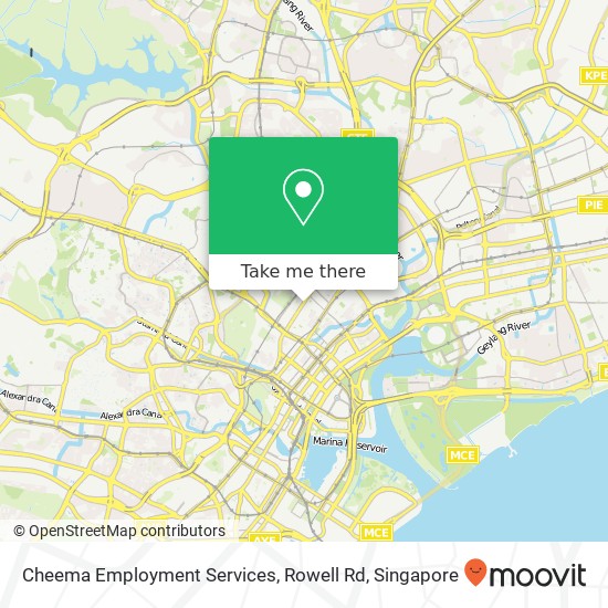 Cheema Employment Services, Rowell Rd地图