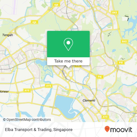 Elba Transport & Trading map