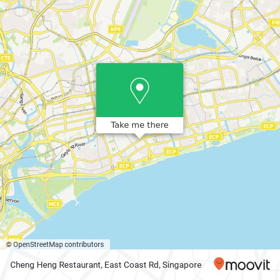 Cheng Heng Restaurant, East Coast Rd map