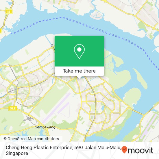 Cheng Heng Plastic Enterprise, 59G Jalan Malu-Malu map