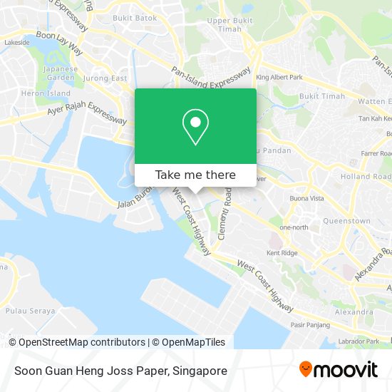 Soon Guan Heng Joss Paper map