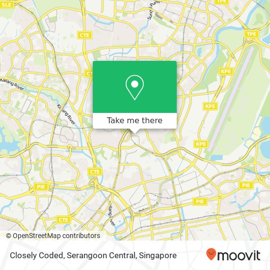 Closely Coded, Serangoon Central map