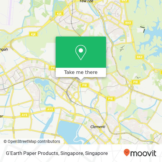 G'Earth Paper Products, Singapore地图