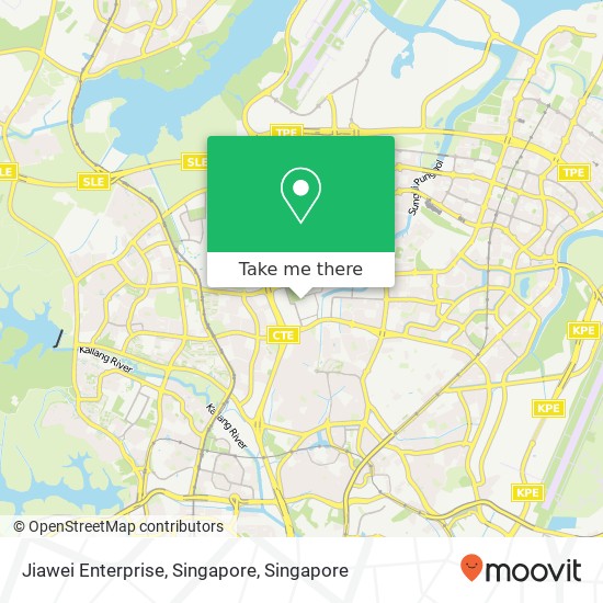 Jiawei Enterprise, Singapore map