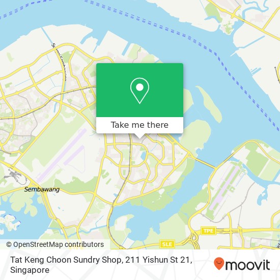 Tat Keng Choon Sundry Shop, 211 Yishun St 21地图
