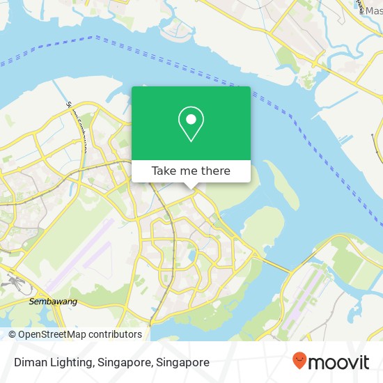 Diman Lighting, Singapore map