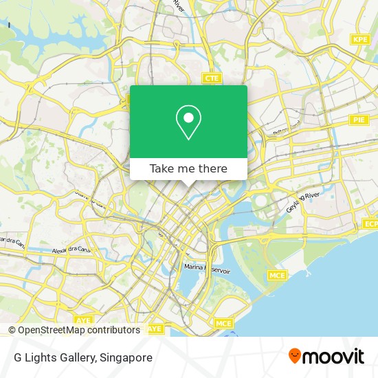 G Lights Gallery map