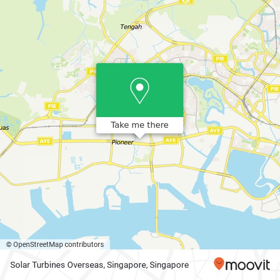 Solar Turbines Overseas, Singapore map