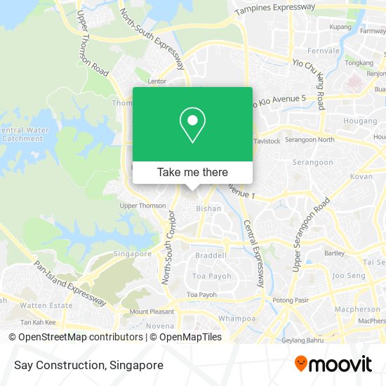 Say Construction map