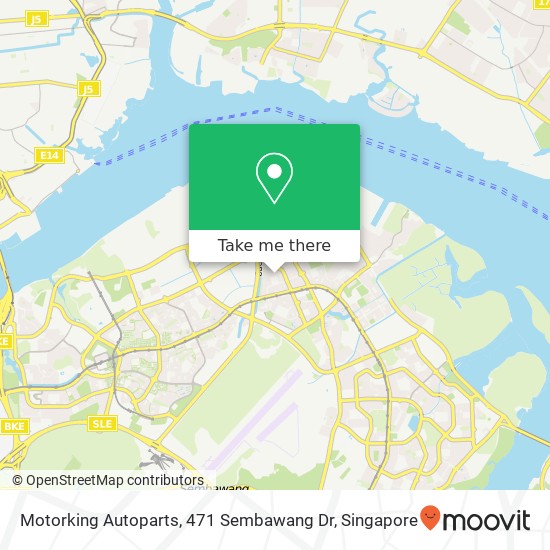 Motorking Autoparts, 471 Sembawang Dr地图