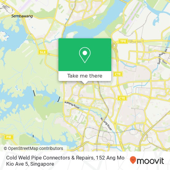 Cold Weld Pipe Connectors & Repairs, 152 Ang Mo Kio Ave 5地图