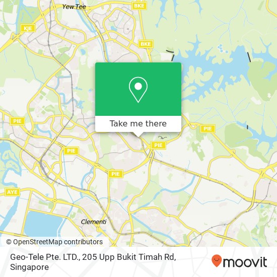 Geo-Tele Pte. LTD., 205 Upp Bukit Timah Rd地图