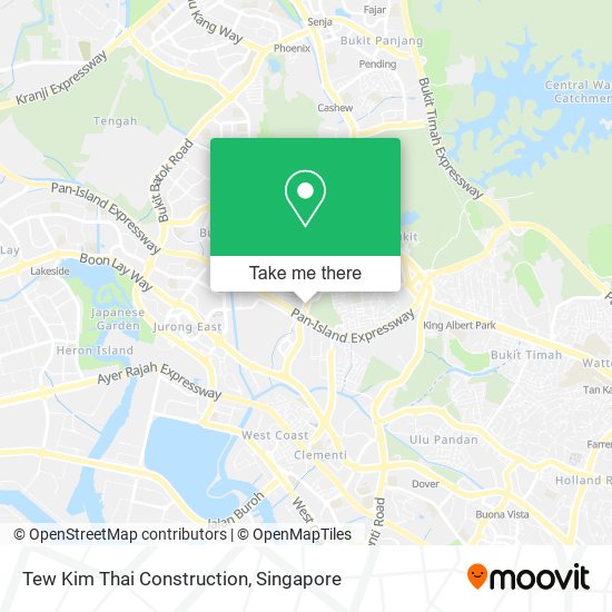 Tew Kim Thai Construction map