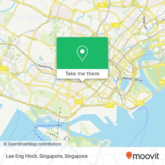 Lee Eng Hock, Singapore地图