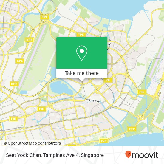 Seet Yock Chan, Tampines Ave 4 map