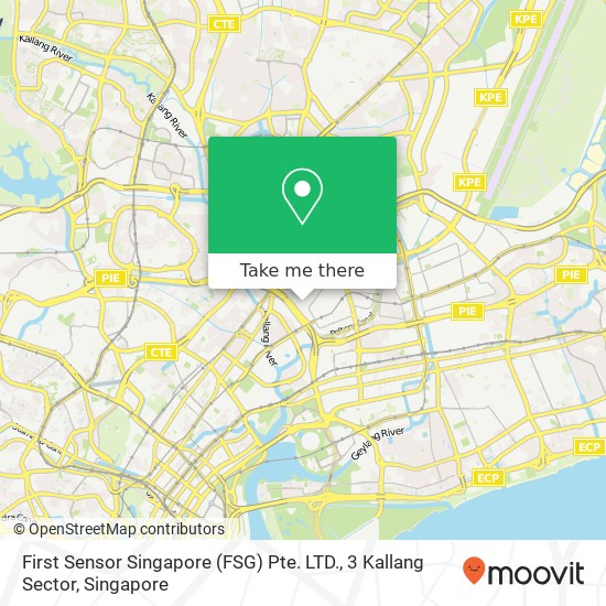 First Sensor Singapore (FSG) Pte. LTD., 3 Kallang Sector map