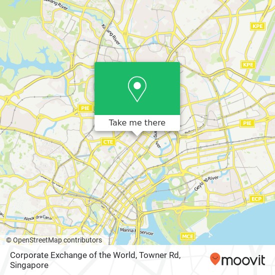 Corporate Exchange of the World, Towner Rd map