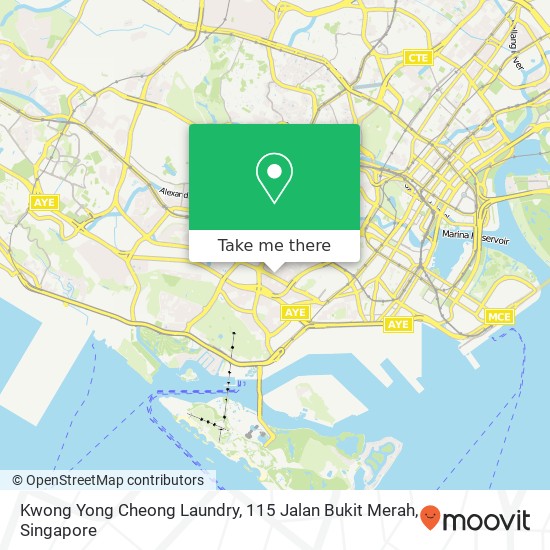 Kwong Yong Cheong Laundry, 115 Jalan Bukit Merah地图