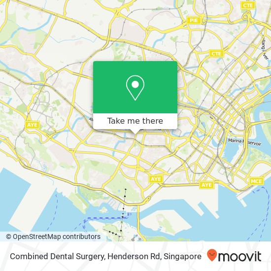 Combined Dental Surgery, Henderson Rd map