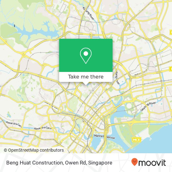 Beng Huat Construction, Owen Rd map