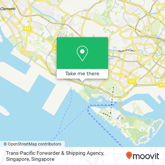 Trans-Pacific Forwarder & Shipping Agency, Singapore map